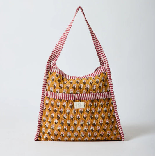 Reversible tote bag | honey
