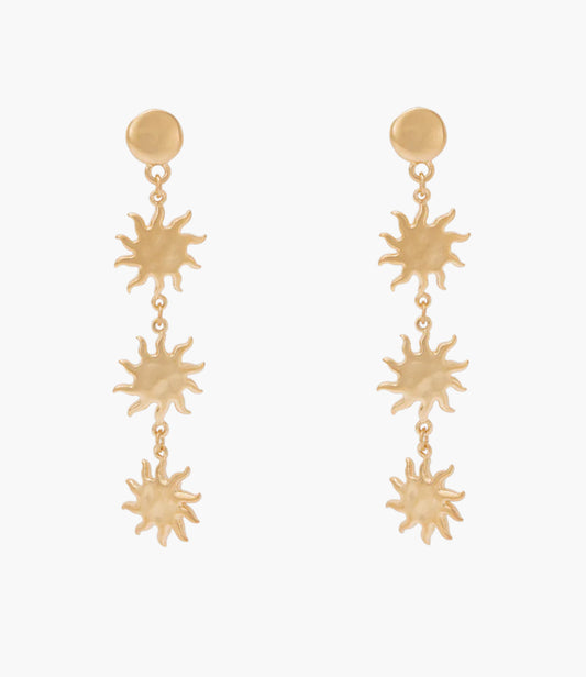 Solis Earrings | 18K Gold Plated