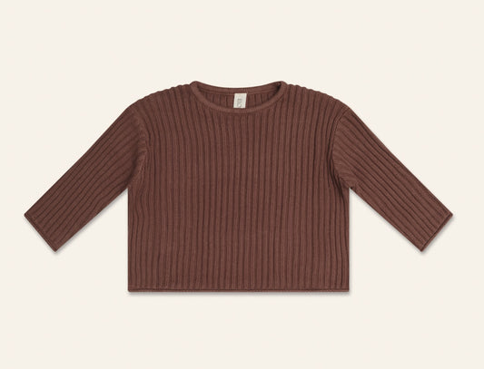 Essential knit jumper | Cocoa