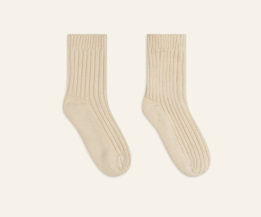 Knit Socks | Biscuit
