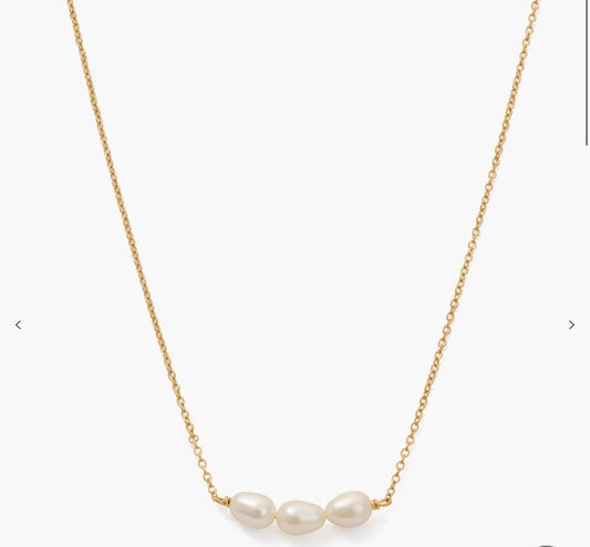 Isole Pearl Necklace | 18K Gold Vermeil