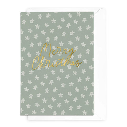 ‘Merry Christmas’ Gingerbreads Greeting Card