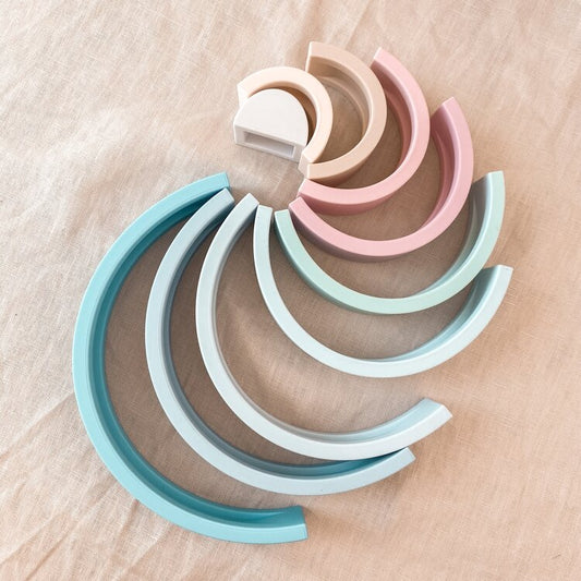 Large Rainbow Stacker | BLUE SKIES