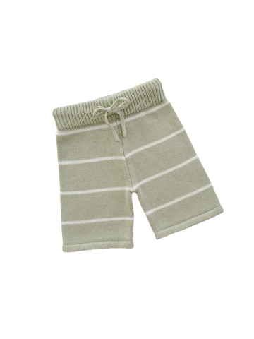 Cropped Pants | Fern Stripes