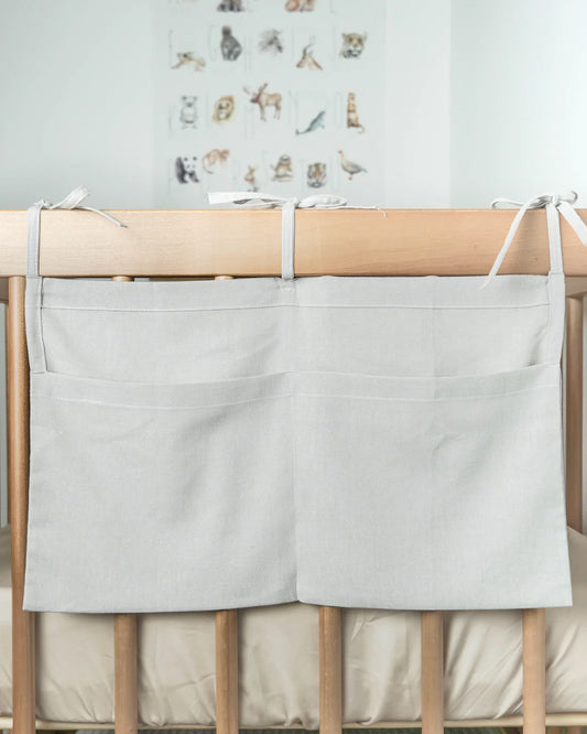 Crib Linen Storage Bag | Grey