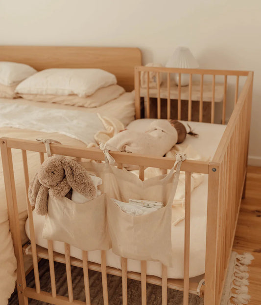 Crib Linen Storage Bag | Natural