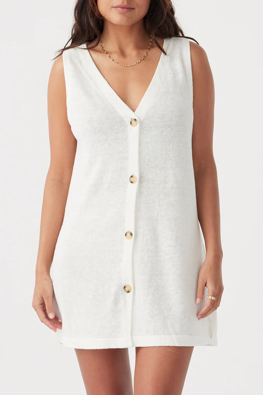 Julia Mini Dress | Cream