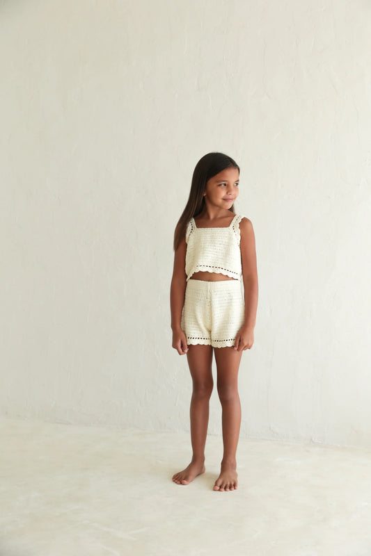Crochet Shorts | Natural