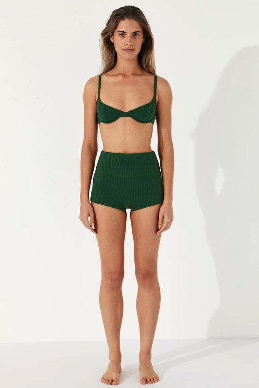 Towelling BalconetteBra Cup | Pine Cord