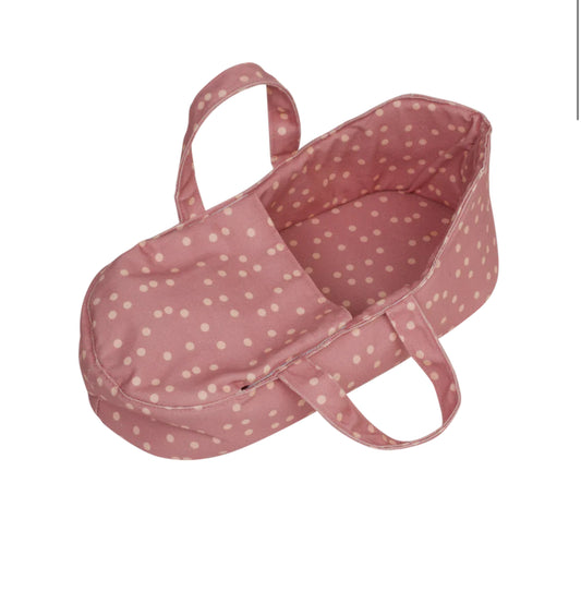 Dinkum Dolls Carry Cot | Polka Dot