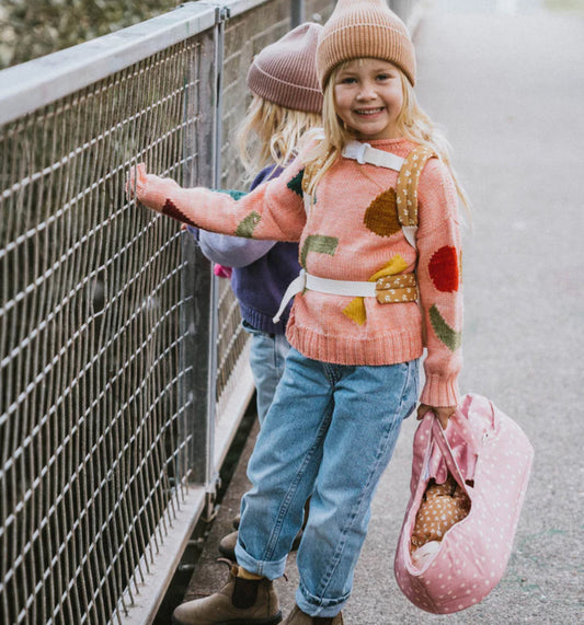 Dinkum Dolls Carry Cot | Polka Dot