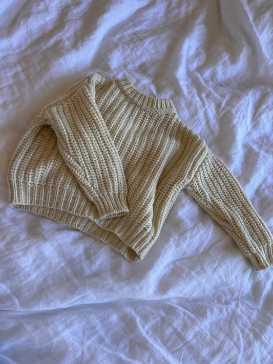 Chunky Knit Pullover | Husk