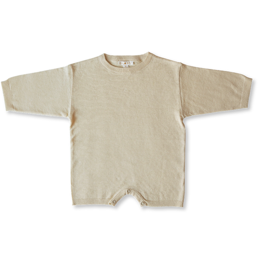 Hemp Oversized Playsuit - Lemonade