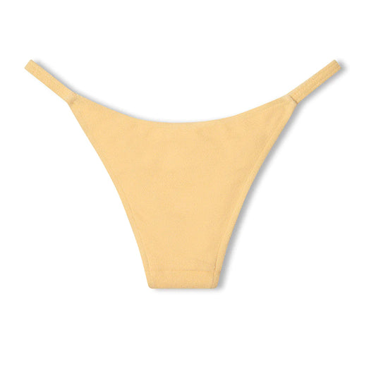 Butter Towelling Curve String Brief