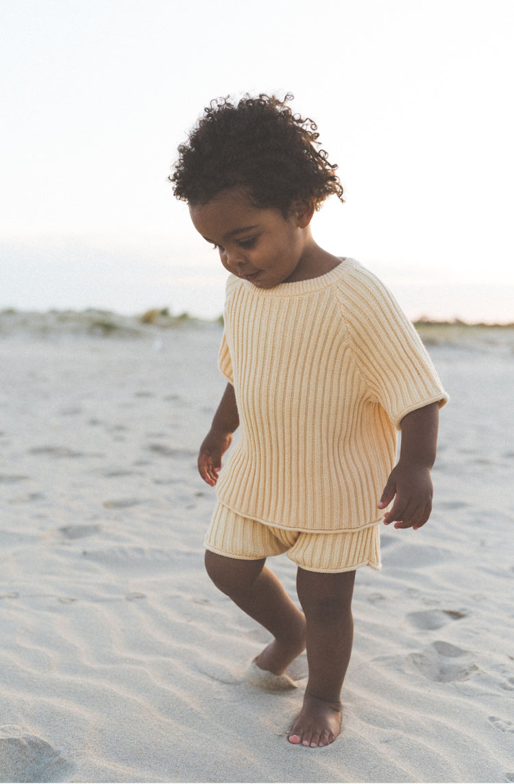 Essential Ribbed Knit Shorts | Butter