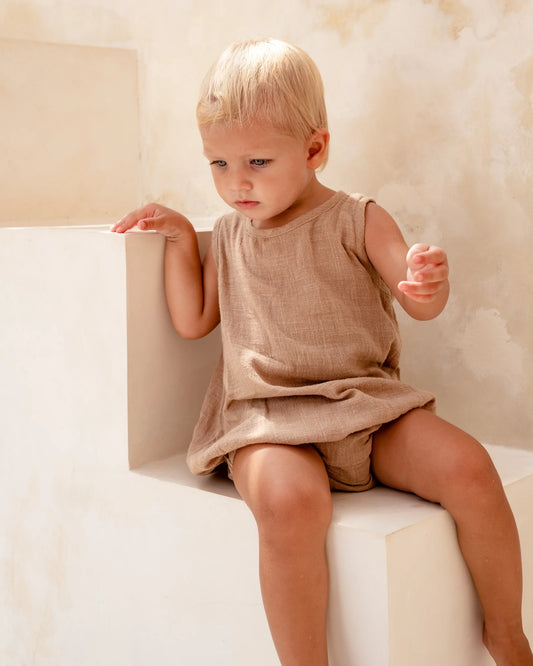 Mars Romper | Chocolate