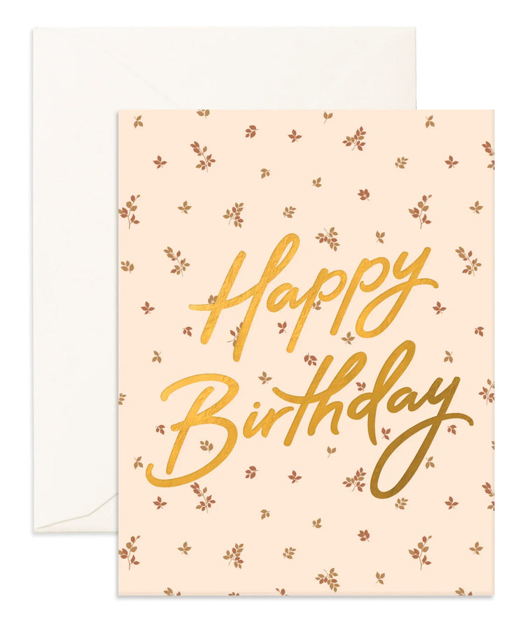 Happy Birthday Birch Card