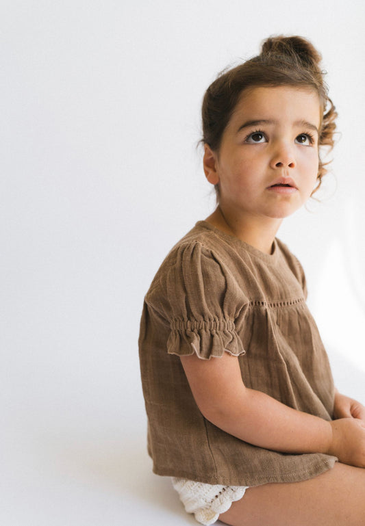 Clover Blouse | Chocolate