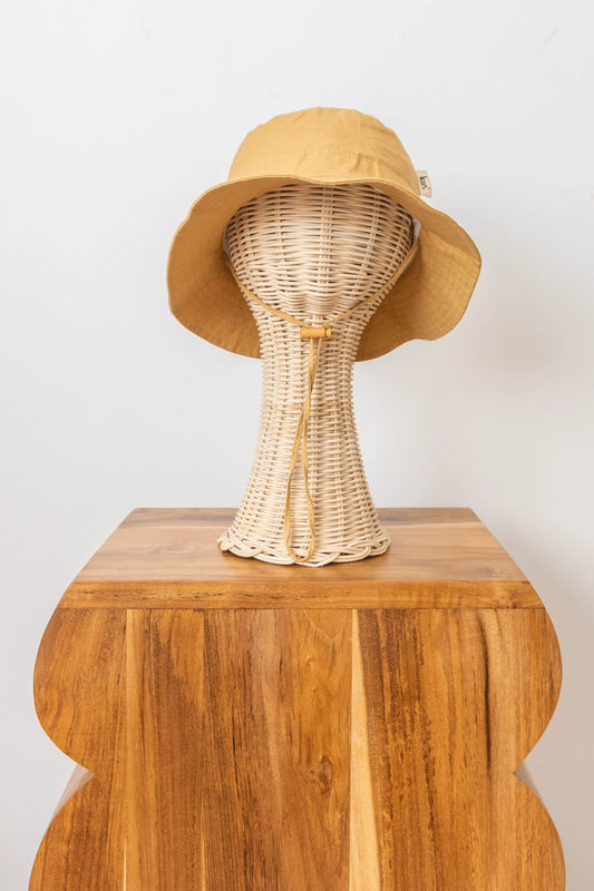 Cotton Sun Hat | Golden Tan
