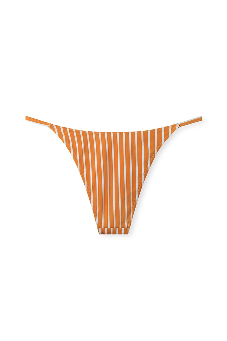 Tangerine Stripe Curve Brief