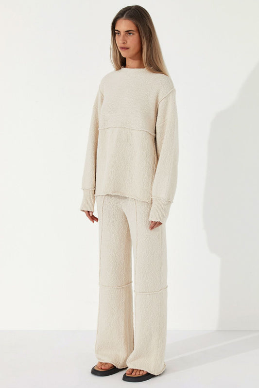 Stone Organic Cotton Knit Pant