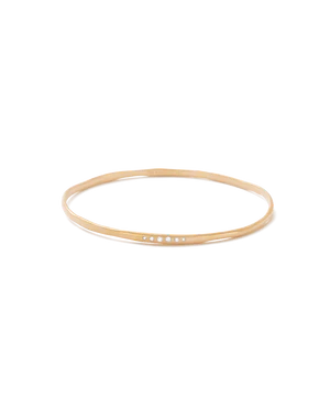 Sun Lines Bangle | 18K Gold Plated