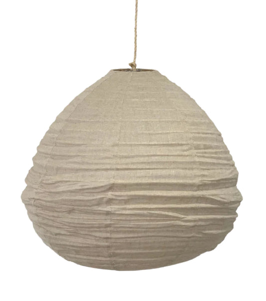 Fabric Lantern Pendant | Natural