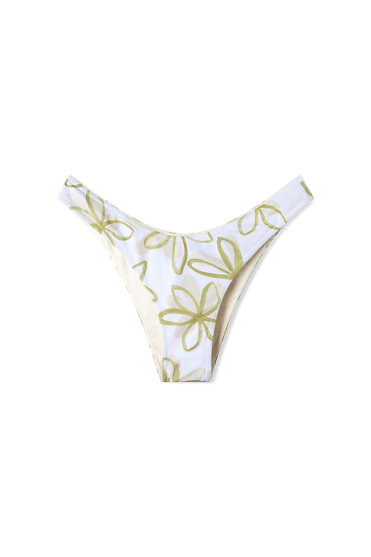 Olive Flower Curve Brief