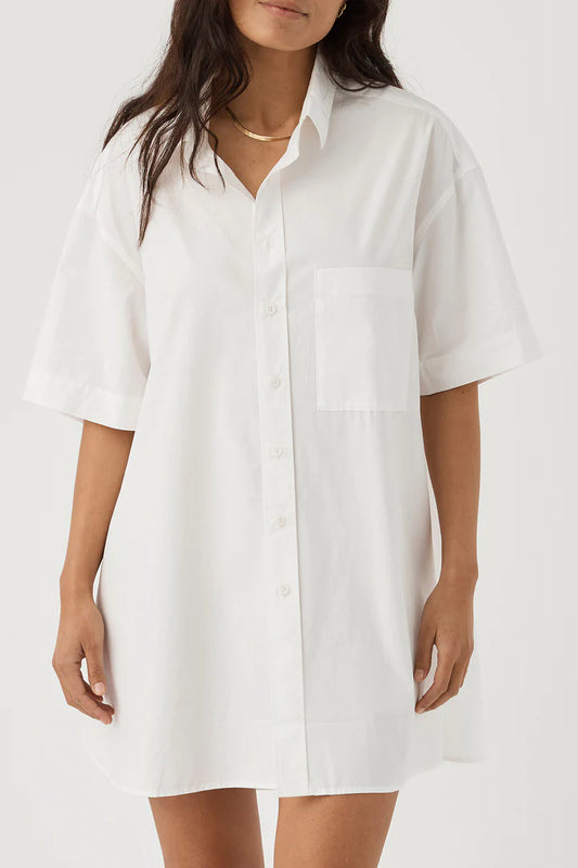 Drew Shirt Dress | Cloud