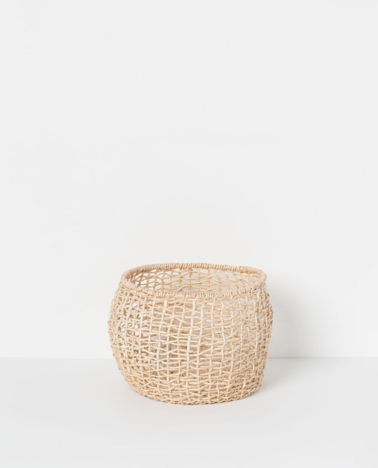 Cicely Round Woven Basket