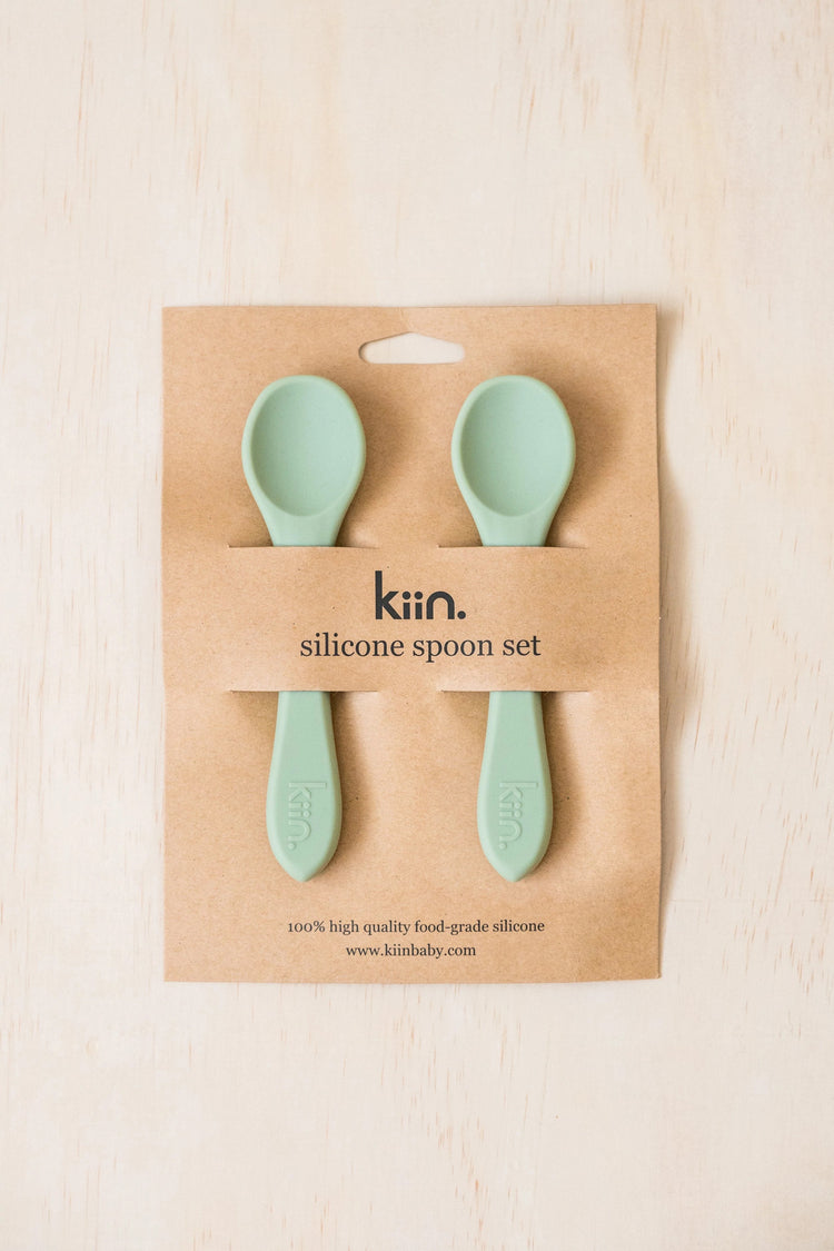 Silicone Spoon Twin Pack | Sage