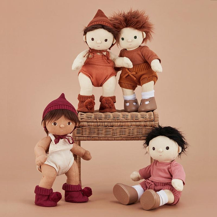 Dinkum Doll Knit Set | Plum