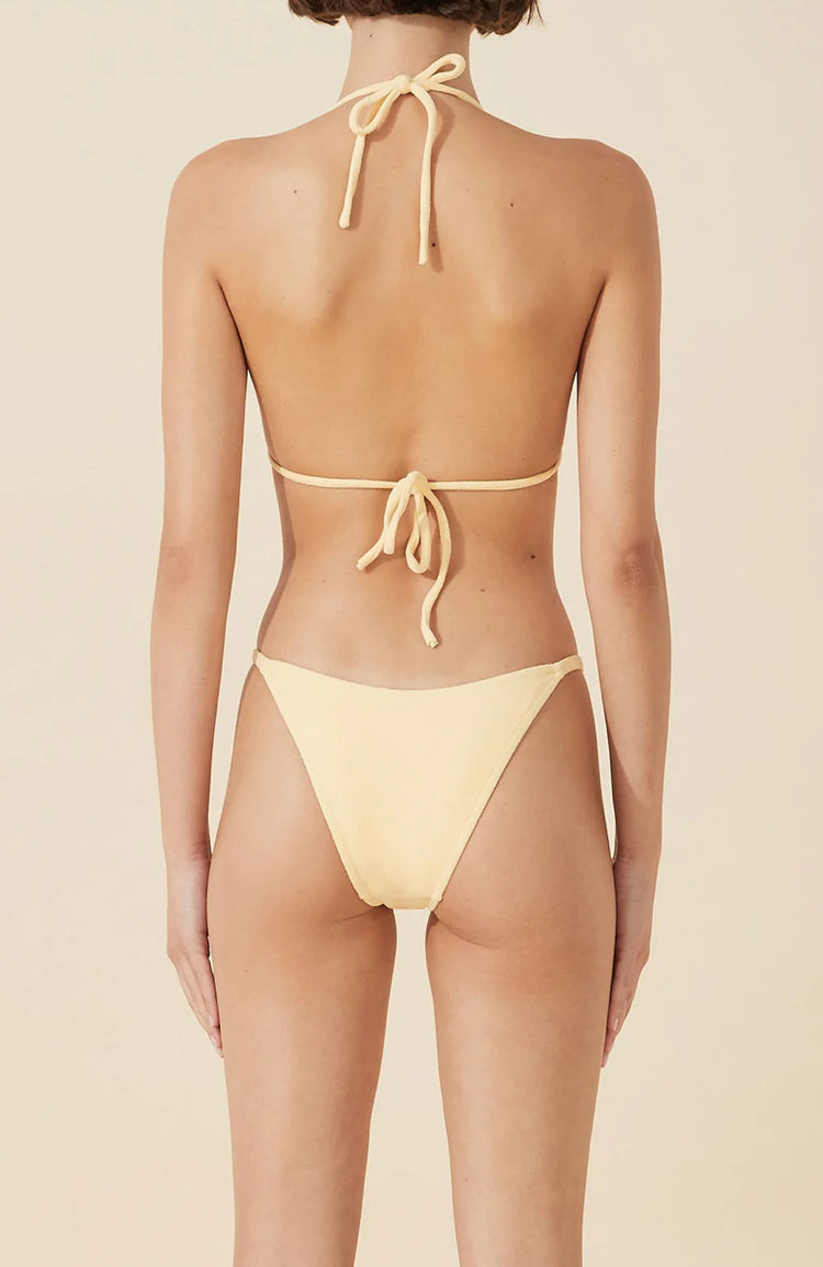 Butter Towelling Curve String Brief