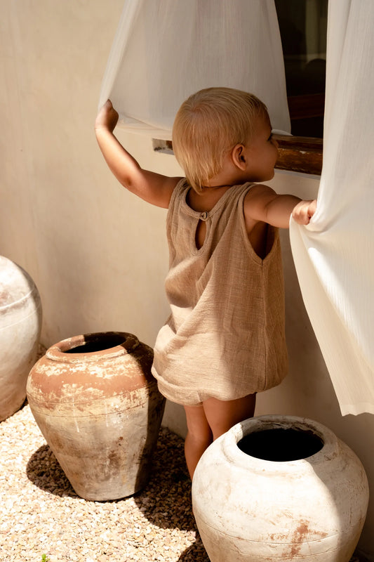 Mars Romper | Chocolate