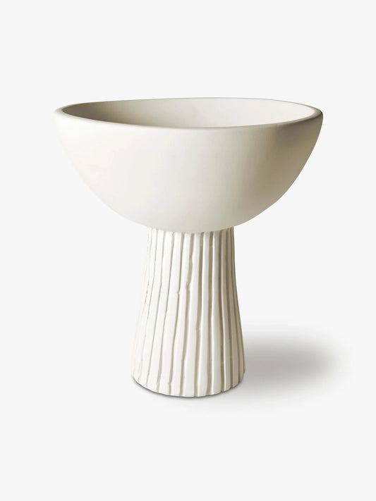 Berini Pedestal Large | Chalk