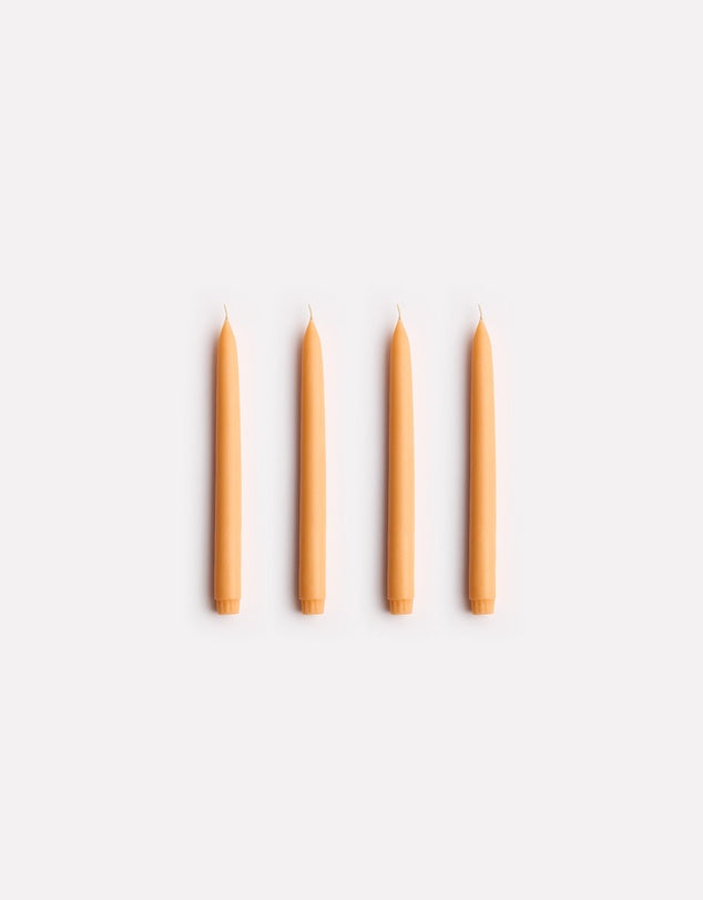 Twinkling Taper Candle Set | Orange Sherbet