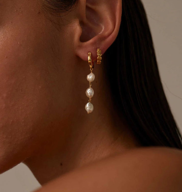 Moonrise Earrings | 18k Gold Plated
