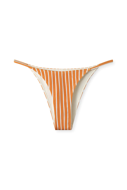 Tangerine Stripe Curve Brief
