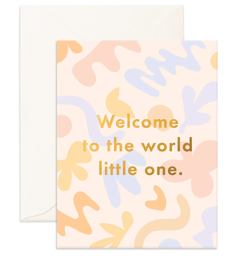 Welcome Little One Fresco Card