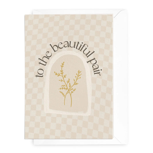 ‘Beautiful Pair’ Check Card