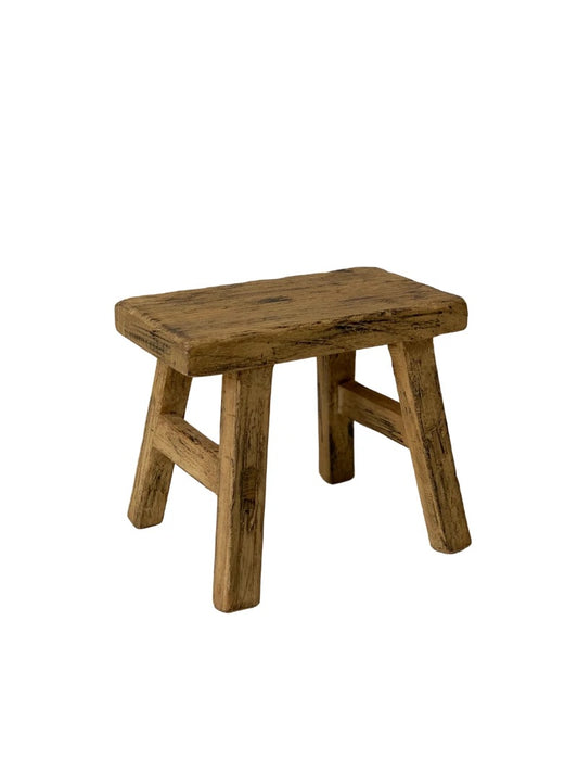 Kasana | Elm Baby Wood Workers Stool