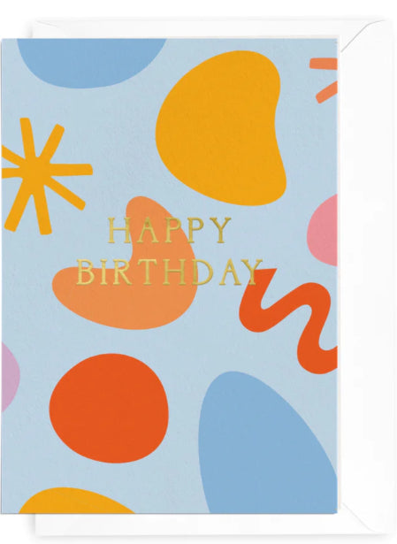 Happy Birthday Shapes Card