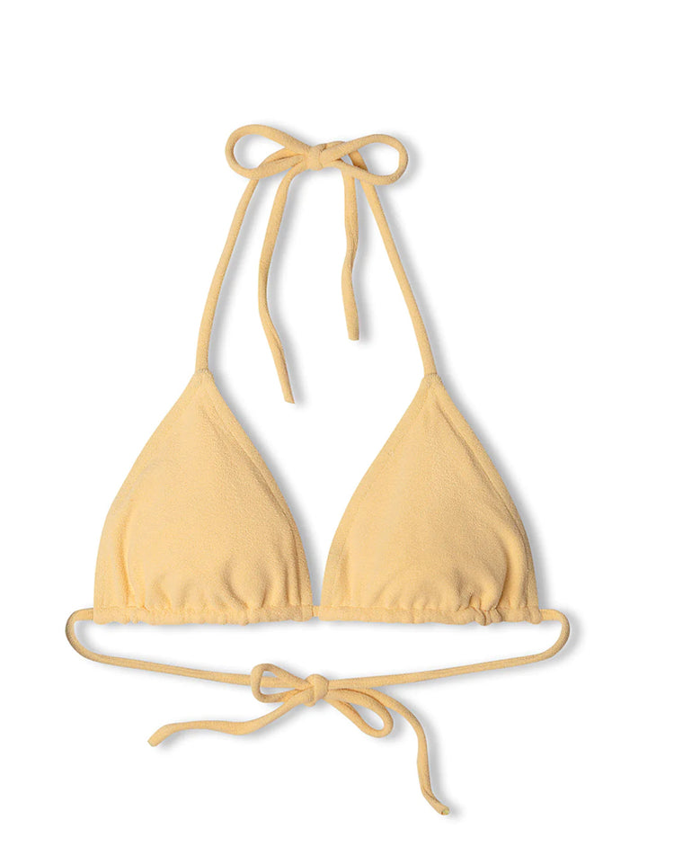 Butter Towelling Halter Tie Triangle