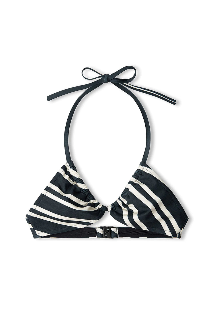 Black & Bone Stripe Halter Top