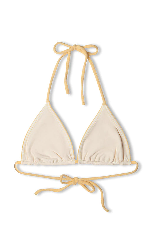 Butter Towelling Halter Tie Triangle