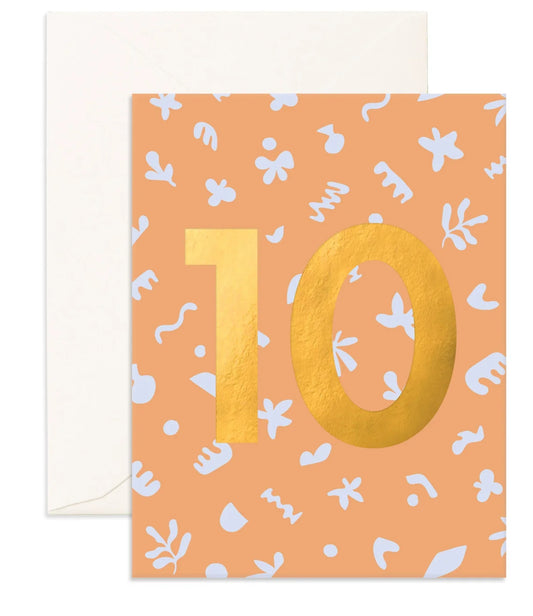No. 10 Party Greeting Card