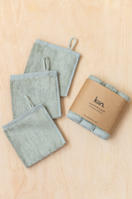 Wash Cloth 3 Pack | Sage