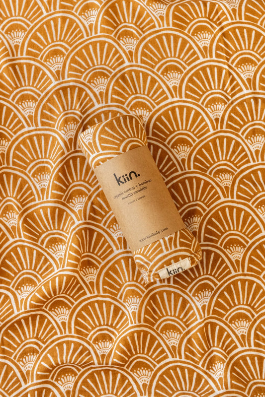Banksia Organic Swaddle | Caramel