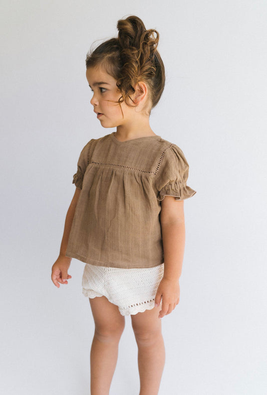 Clover Blouse | Chocolate