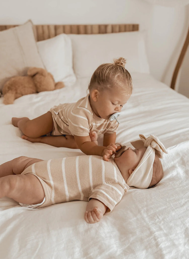 Bodysuit | Wheat Stripes